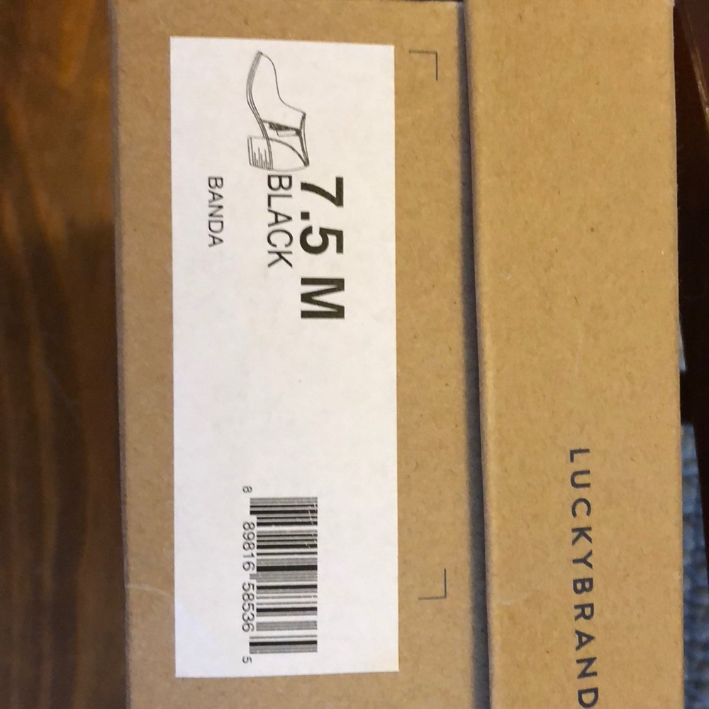 Lucky brand Banda black booties size 7.5